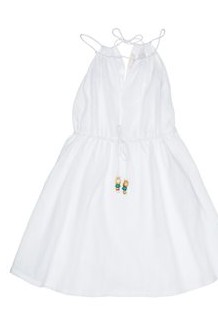Α-line white dress, το απόλυτο summer dress, Talc, 70 ευρώ