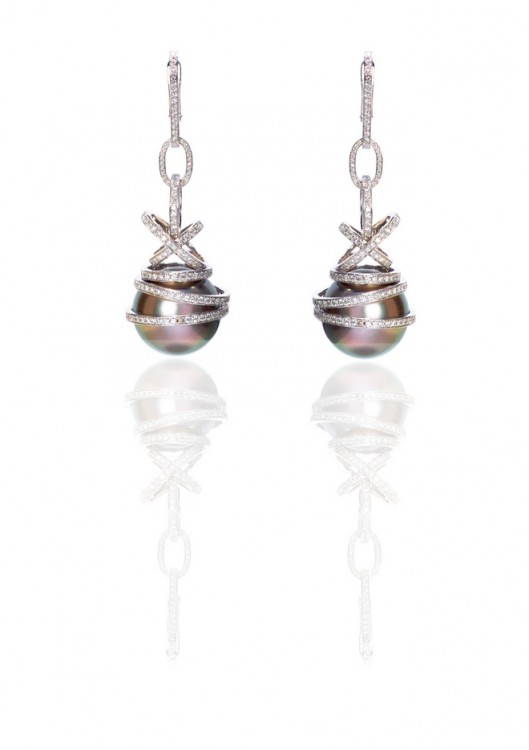 Grey Pearls earringsOK