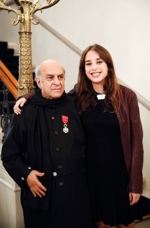 Ο μεγάλος μας ζωγράφος με την κόρη του, Βικτώρια Φασιανού