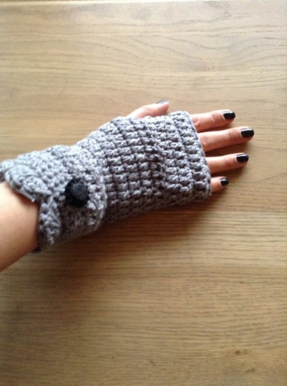 grey glove