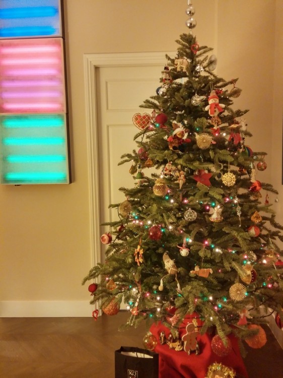 Και ένα υπέροχο Χριστουγεννιάτικο Δέντρο, δίπλα στα light boxes από την Βραζιλία!