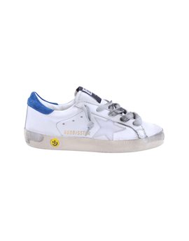 White Leather Zafiro Superstar Sneakers