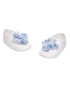 Baby Girl Soft Cotton Shoes with Floral Rose