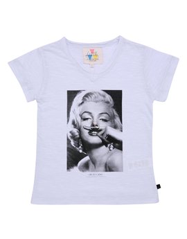 Girls Pale Blue 'Marilyn Monroe' T-Shirt