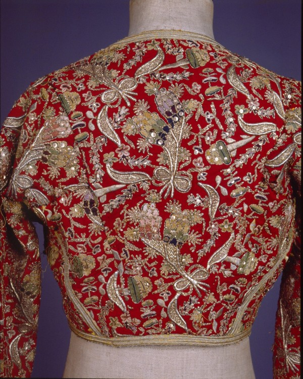 «Κοντογούνι» από  τούρκικο «αντερί» για τη φορεσιά «Αμαλία» Πελοπόννησος, Mέσα 19ου αιώνα...