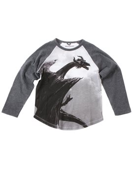 Boys Maleficent Dragon Print T-Shirt