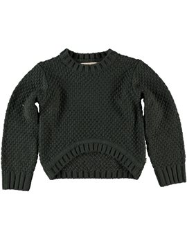 Αυτό το πήρα και στην Ελμίνα, το βρήκα και σε μεγαλύτερα νούμερα! Unisex Dark Grey Cotton Knit Sweater