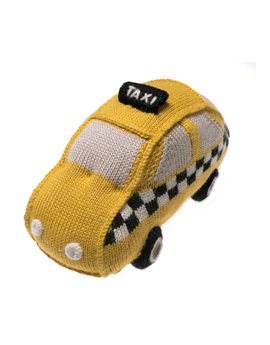 Baby Alpaca Knitted New York Taxi Cab