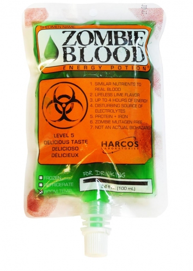 No trick - just an awesome treat! The perfect way to fool your friends and family, this Blood Potion is actually a tasty energy drink 
