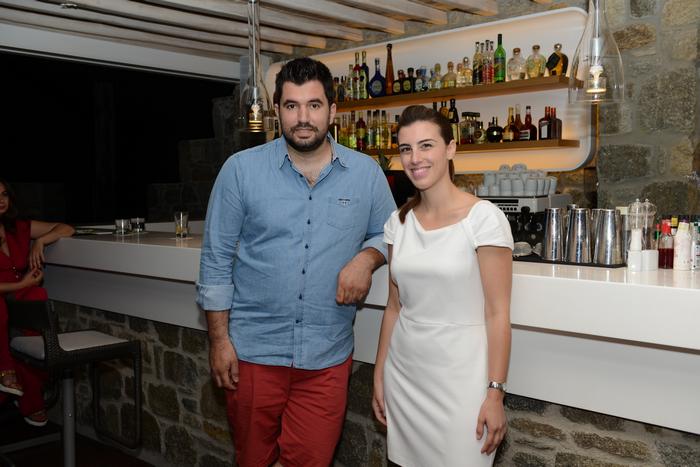 Ο Chef  Γκίκας Ξενάκης με την Έλενα Μηνιάδη