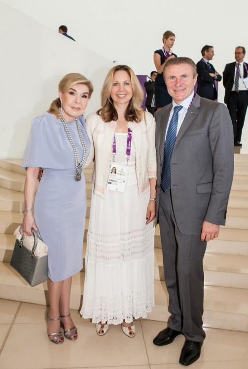Μαριάννα Β. Βαρδινογιάννη, Sergey Bubka και η σύζυγός του