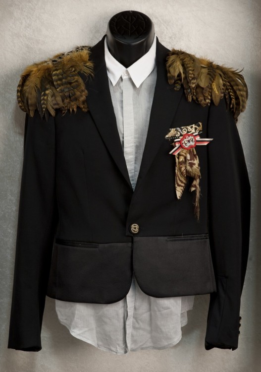  Brandon Flowers Feathered Dior Jacket