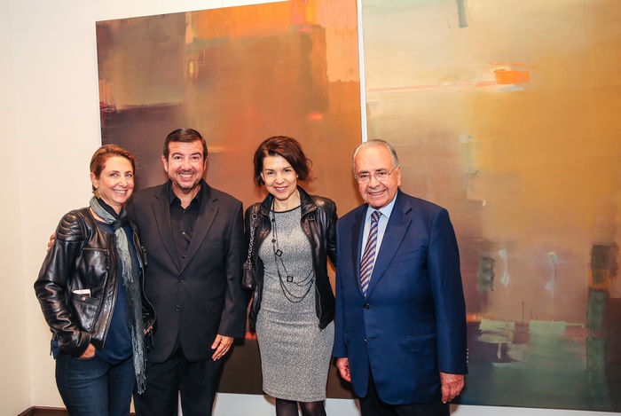 Στέλλα Μελετοπούλου, Τάκης Μαυρωτάς, Χρύσα Βέργη, και ο Πρόεδρος του ΔΣ της Εθνικής Πινακοθήκης κ. Απόστολος Μπότσος